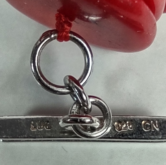 Lucas Lameth Coral Disc Necklace - Picture 6 of 7